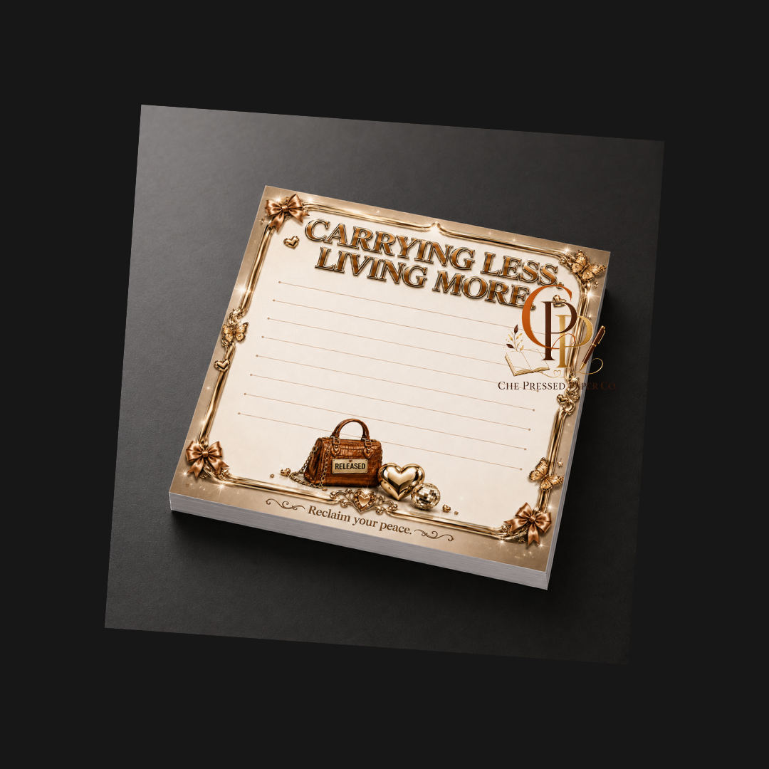 Girl Put It Down-Brown Memo Pad