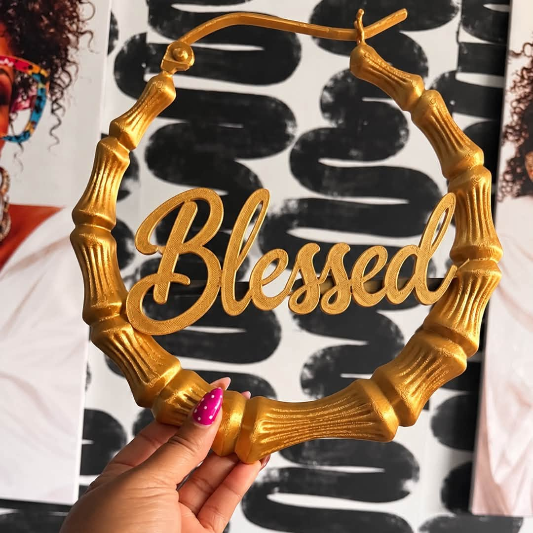 90’s Bamboo Earring Personalized Decor