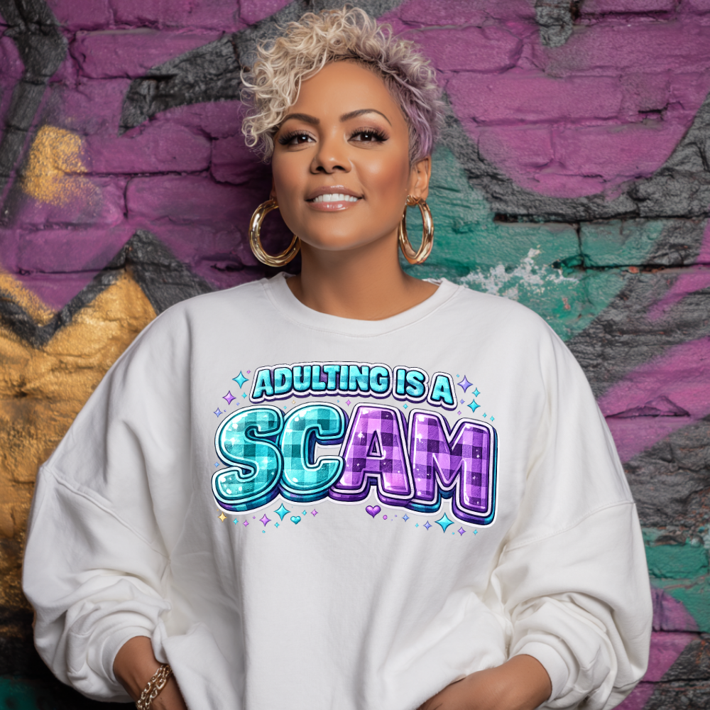 Adulting Is A Scam (PNG)