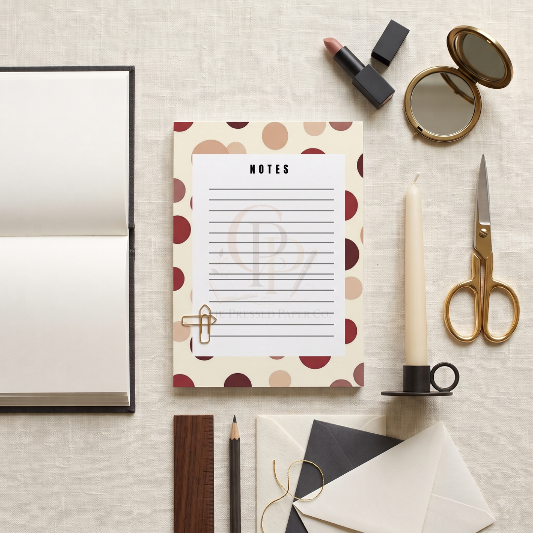 POLKA BURG NOTEPAD