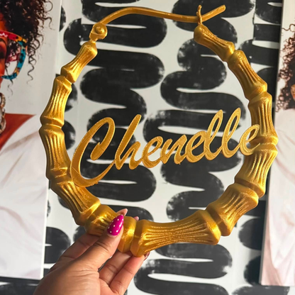 90’s Bamboo Earring Personalized Decor