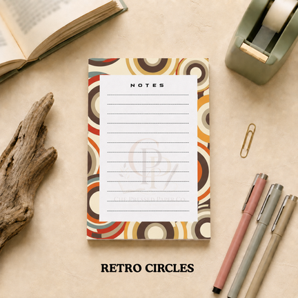 Retro Circles Notepad
