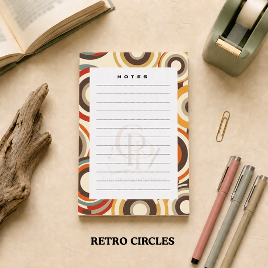 Retro Circles Notepad