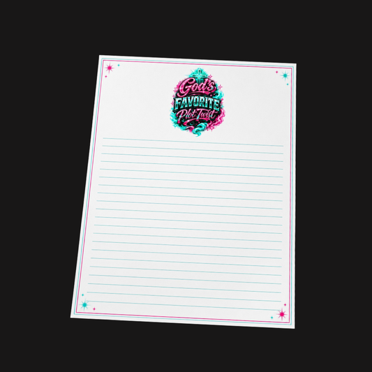 God's Favorite Plot twist Notepad
