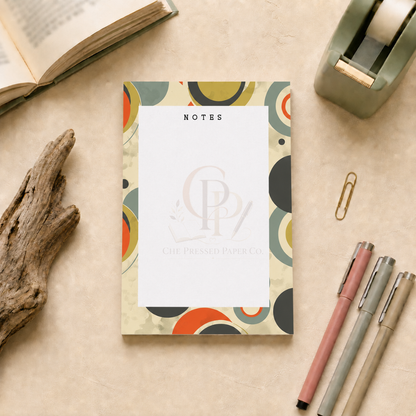 Retro Circles Notepad