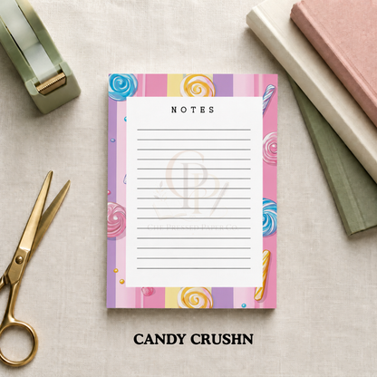 Candy Crushin Notepad