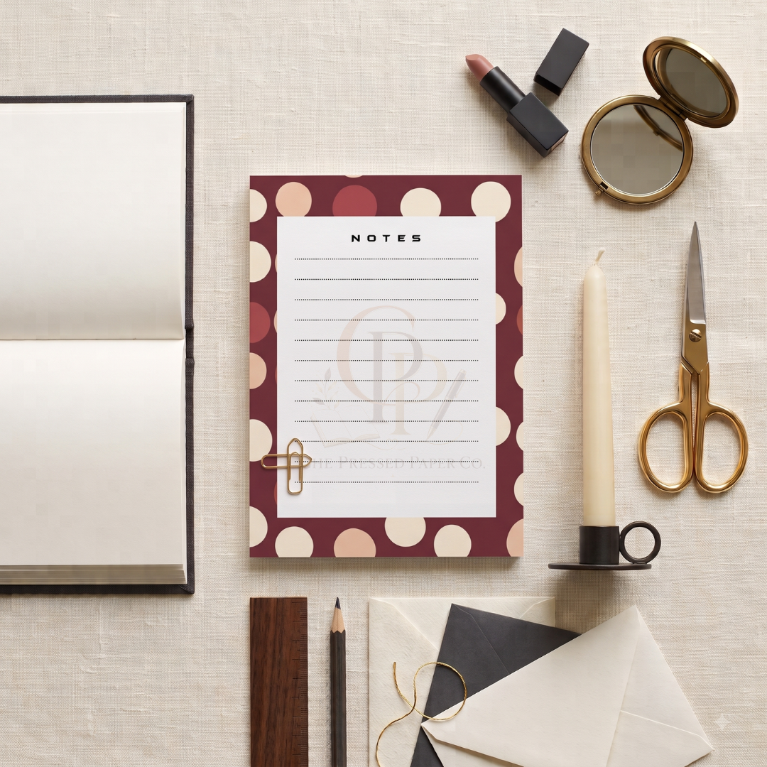 POLKA BURG NOTEPAD