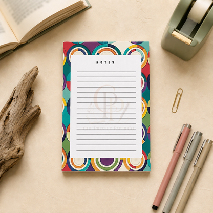 Retro Circles Notepad