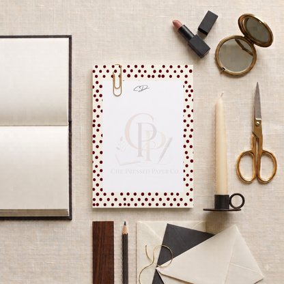 POLKA BURG NOTEPAD