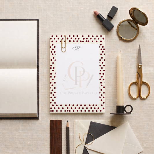 POLKA BURG NOTEPAD
