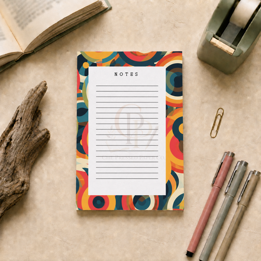 Retro Circles Notepad