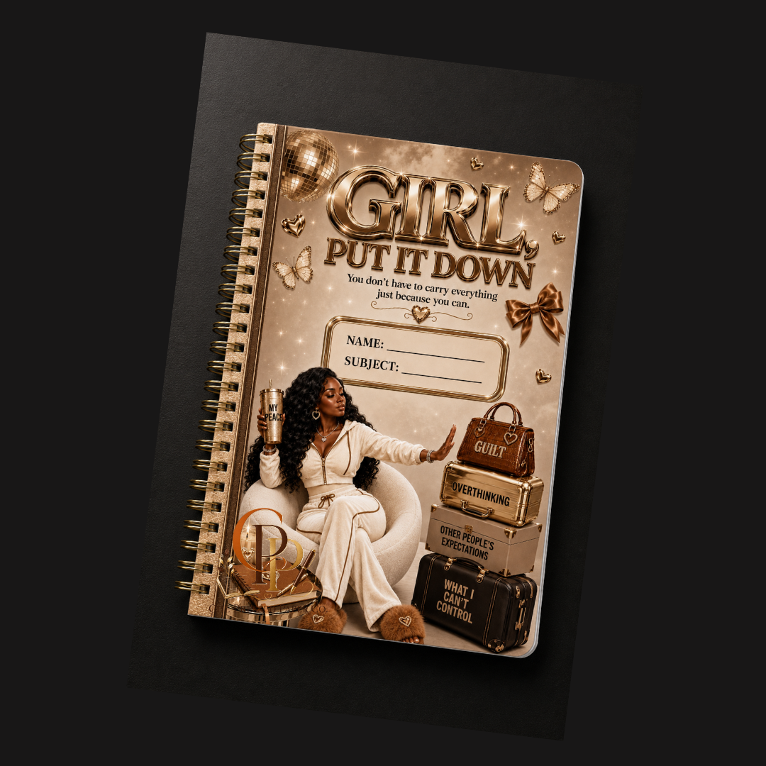 Giirl Put It Down Brown Composition Notebook
