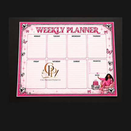 Girl Put It Down -Pink Weekly Planner