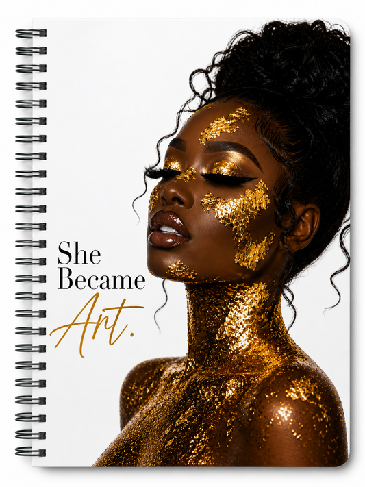 She Became Art Notebook Notebook