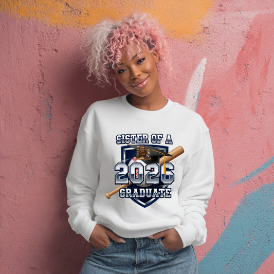 2026 Baseball Grad Family PNG