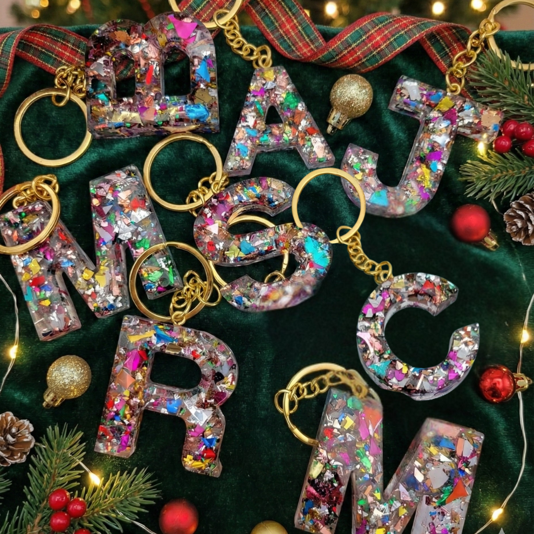 Custom Initial Keychains